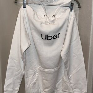 Uber White Hoodie for Women